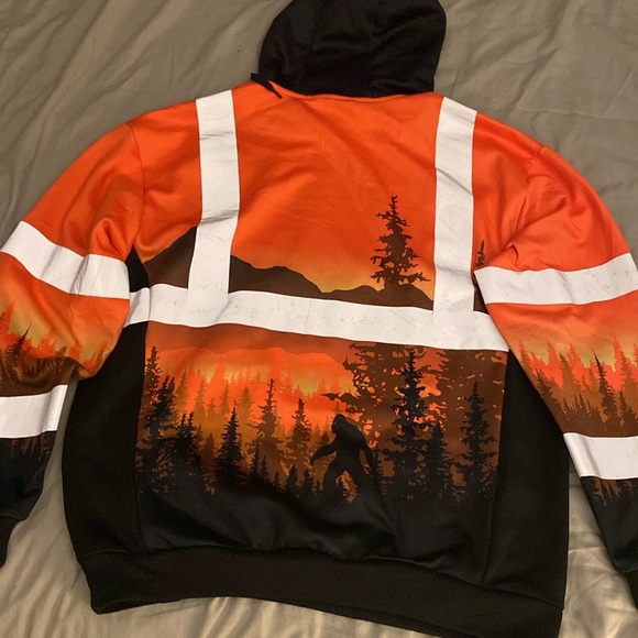 SS 360 Wildland safety shirt Sasquatch Orange size large class3-level3 - Picture 5 of 7
